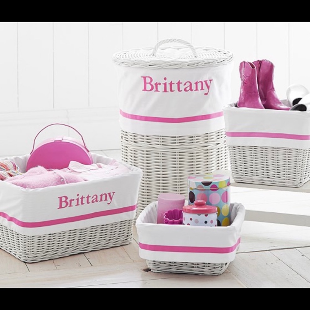 Pottery Barn Kids Sabrina Harper Basket Covers
